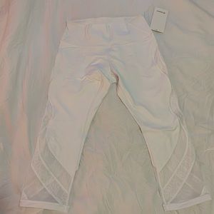 Lulu lemon size 10 white leggings